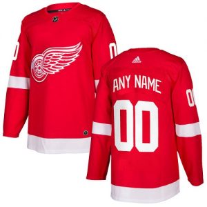Miesten NHL Detroit Red Wings Pelipaita Custom  Koti Punainen Authentic