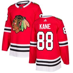 Miesten NHL Chicago Blackhawks Pelipaita 88 Patrick Kane Authentic Punainen  Koti